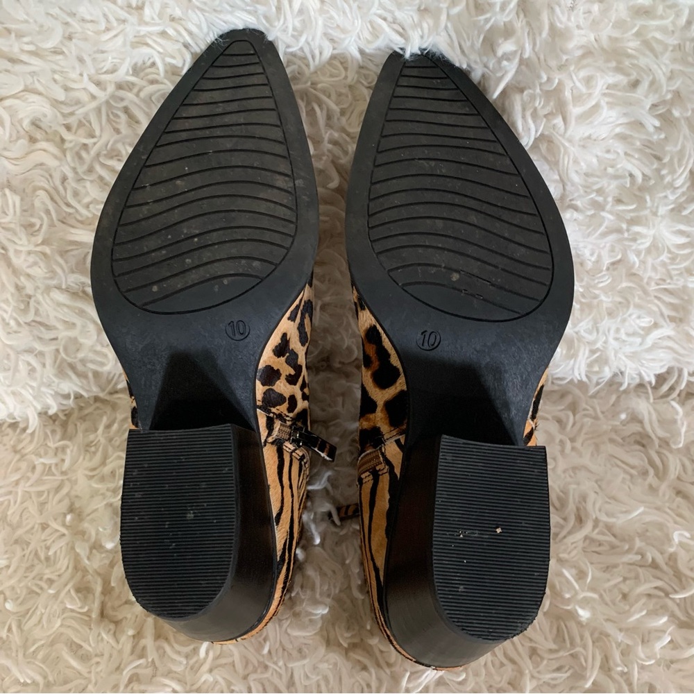 Franco Fortini Leopard Booties Size 10 - Picture 3 of 7